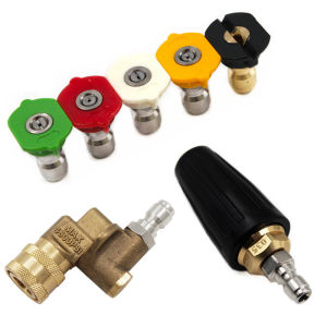 1/4" Car Pressure Washer Accessory Turbo Nozzles Sprayer Rotray Pivoting Coupler Jet Sprayer For Quick Connector