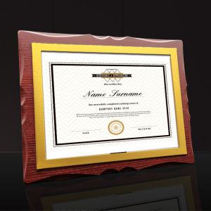 Magnetic Wooden Certificate Frame A4 Honor Patent Framing Display Stand A3 Wall Hanging High-End Feeling Home Decor Frame