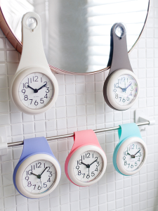 Waterproof Silent Suction Cup Clock
