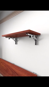 ฉากรับชั้น ขารับชั้นติดผนัง เหล็กฉากพับได้ ฉากเหล็กพับ (1 คู่/ชุด) 8-16 ฉากพับเหล็ก ฉากพับ