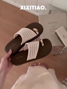 XIXITIAO | Comfy Flat Flip Flop Slippers