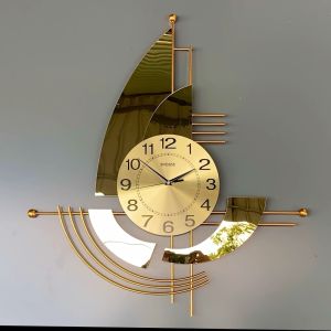 Đồng hồ treo tường trang trí nghệ thuật A209 Shouse kim trôi không gây tiếng động hiện đại sang trọng phòng khách