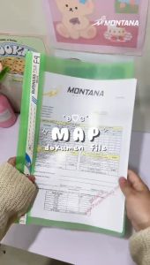 MONTANA File Bisnis Map Plastik F4 Business File Dokumen Folder TBF-F4/Retail Yellow