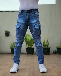 PROMO 2026 CELANA JEAN CARGO SLIMPIT - CARGO PRIA BIKERS GARIS