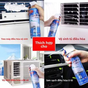 MONLEYTA | Dụng cụ vệ sinh máy lạnh Foam Power Strong Cleaning Không cần tháo rời Thiết bị vệ sinh chuyên dụng cho máy trong và ngoài nhà