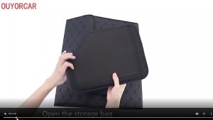 Car Storage Box vehicle organizer PU Leather Capacity Auto Multiuse Car Trunk Storage Storage Bag Stowing simpanan bagasi