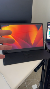 【Local Warehouse】ZSCMALL 16 Inch 1080P 144Hz IPS Gaming Portable Monitor，100%sRGB 8bit USB-C HDMI Ultra-Slim Gaming Display Built-in Stand&Speakerswith Smart Cover for Laptop Windows PC Mac Phone PS4/5 Switch Travel Monitors【Delivered Whinin 72 Hours】