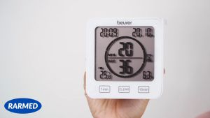 Nhiệt ẩm kế Beurer HM22 kiểm tra nhiệt độ và độ ẩm gia đình