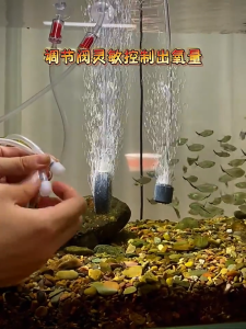 ชุดปั๊มอากาศตู้ปลา พร้อมหัวทราย วาล์วกันกลับ ท่อออกซิเจน หัวแยก 3 ทาง อุปกรณ์ตู้ปลาเซ็ตครบชุด