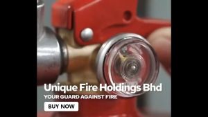 1 Kg Dry ABC Powder Fire Extinguisher (Unique Brand) SIRIM Certified BOMBA Approved