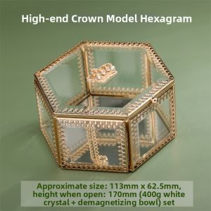 Miying | Crystal Demagnetizer Containe rNatural Crystal Stone