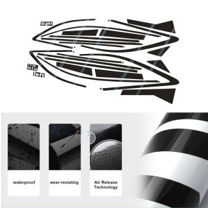 Chrome Delete Blackout Overlay For Audi RS4 S4 A4 B9 Avant 2017-2025 Window Trim Glossy Black Sticker