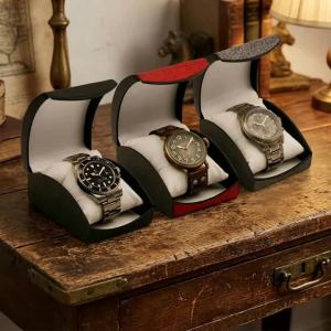 Luxury Watch Storage Box Faux Leather Elegant Watch Organizer Jewelry Protection Travel Case Watch Display Box Watch Box Gift