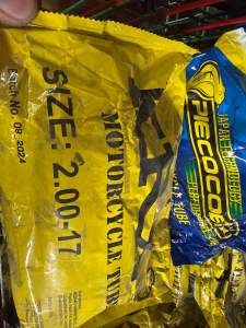 Interior tube for motorcycle size 2.00-17