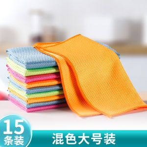 Magic Cleaning Cloth Fish Scale Home Use Glass Mirror Polishing No Water Stain Absorbent Household Tools Polyester Fiber
