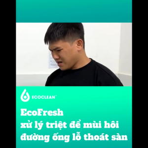 EcoClean FRESH - Vi Sinh Xử Lý Mùi Hôi Đường Cống Lỗ Sàn Chống Mùi Hôi Cống - Chai 1 lít