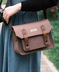 Túi đựng máy ảnh thời trang cao cấp phong cách retro.