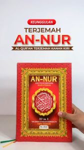 Asy Syifa - Al Quran Terjemah Besar A4 AN NUR Ayat Pojok Bergaris Bisa COD Free Tuding Ngaji