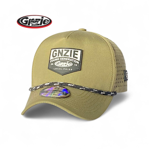 topi jaring laser model baseball patch rubber pria wanita premium quality original GNZIE