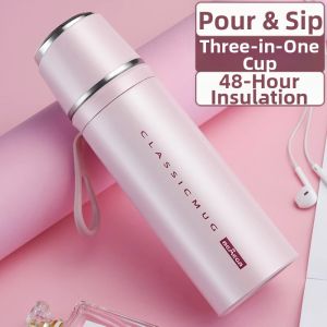 Bemega | Bình Giữ Nhiệt Thẩm Mỹ 316 Thép Không Gỉ Dung Lượng Cao