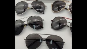 Polarized sunglasses for men and womens outdoor casual UV protection metal-frame sunglasses