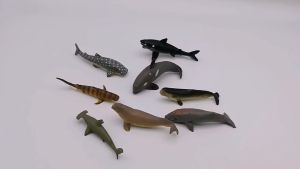 Realistic Dinosaur  / Wild Animals / Ocean Mini Animals Figurine Collection For Kids Boys Toys 恐龙系列蛋糕装饰品 (1283/1282/1559) (12 IN 1 SET)