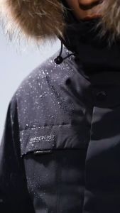 WINTER TIME Men Waterproof Down Parka Mid Length 5 Degree And Below