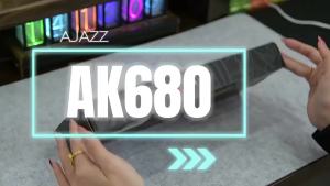 AJAZZ AK680 Wired Mechanical Keyboard 68 Keys Hot Swap Custom Gasket ABS Keycap 65% Compact Gaming Keyboard for PC Laptop