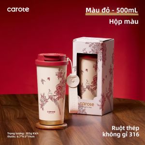CAROTE | Cốc Cà Phê Cách Nhiệt Lót Sứ