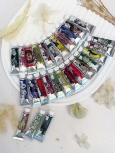 ญี่ปุ่น HIGUCHI YUKO & HOLBEIN Collaboration สีน้ำโปร่งใสศิลปิน5Ml Tubular Stings Drawing Art Supplies 2024