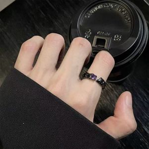 Dark Butterfly Open Ring for Women Sweet Cool Spicy Girl Style Punk Fashion Jewelry Accessories Unbranded Religious Symbol