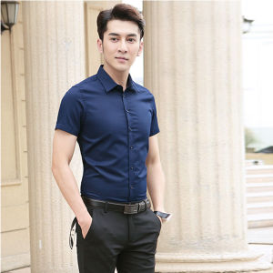 JIFANPAUL | Anti-Wrinkle Short Sleeve White Shirt