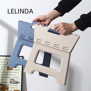 Adult folding footstool for living room kitchen and bathroom shower stool waterproof plastic portable travel stool
