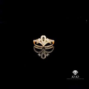 Nhẫn nữ N1189 thiết kế kiểu vương miện đính đá cz cao cấp sáng lấp lánh JOJO Women