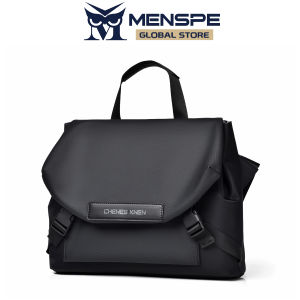 MENSPE Mens Shoulder Bag Cross Body Bag Casual Handbag Men Fashion Shoulder Bag Oxford Fabric Splicing Design Large Capacity Waterproof Casual Sport Street Bag for Travel Outdoor