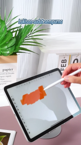 COOBOWE Foldable 360 Degree Rotatable Tablet Stand Holder Hp Meja Universal Phone Holder Tablet Desktop Stand Non-slip Silicone Heat Dissipation ipad Stand