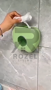 ROZEL Tempat Kantong Makanan / Tempat Plastik Sampah Tempel Multifungsi Tempat Penyimpan Plastik Kantong Bekas