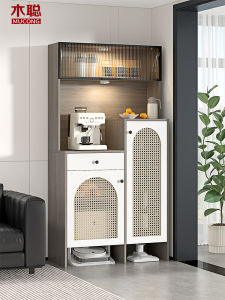 MUCONG | Rattan Style Housekeeping Storage Cabinet