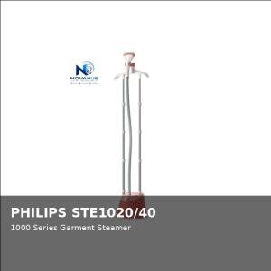 Philips 1000 Series Stand Garment Steamer STE1020/40 | 1800W | 36g/min Continuous Steam | 1.8L Water Tank | 45s Heat Up