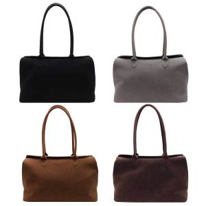 Mens and Womens Stylish Suede Shoulder Bag with Inner Pocket for Work Travel and Casual Wear