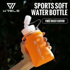 WRELS Soft Water Bottles For Running 360°Rotating Nozzle TPU BPA Free #SH16