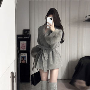 CHANGTONG | Stylish Spring New Style French-Korean Design Petite Waist-defining Blazer Dress