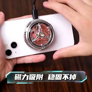 X18 พัดลมระบายความร้อน หรือการล้างเด้น พัดลมมือถือ แม่เหล็ก ใส่ขาตั้งกล้อง พัดลมระบายความร้อนตอนเล่นเกมส์ เซมิคอนดักเตอร์