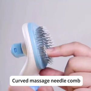 1/3PCS  Dog cat Comb dog Hair Brush Dog Hair Comb Automatic Hair Removal Pet Grooming Tool Puppy Shedding One Click Automatic Hair Removal Cleaning Brush