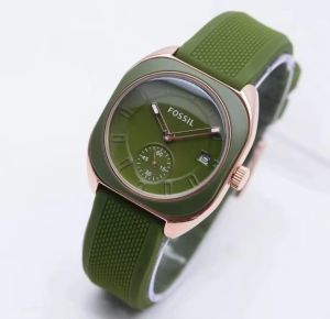 JAM Tangan Casual Strap Tali Rubber TGL Aktif Wanita Diameter 32 mm (Andre What 97)