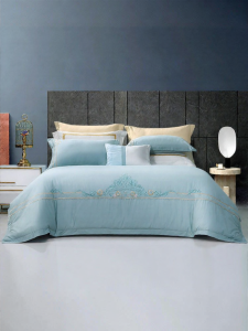 FUANNA (富安娜) | Bộ Đồ Chăn Ga Gối Bốn Món Cao Cấp Cotton Xinjiang 100% Tự Nhiên Loại A