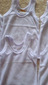 Kaos Singlet Dalaman Anak Warna Putih 1-11 Tahun Cewek & Cowok