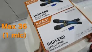 [HÀNG HOT | SALE 50% ] Micro Không Dây Cao Cấp Max 56 (Bộ 2 Sạc Mẫu Mới 2021 Màn Hình LED Chống Hú Tốt Hát Nhẹ Sóng MạnhChống Hú-Bảo Hành 12 Tháng