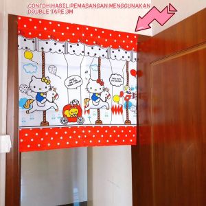 TIRAI PINTU KAMAR DEKORASI HIASAN PINTU MOTIF KARTUN SANRIO HELLO KITTY LITTLE MERMAID DONALD DUCK CINAMOROLL KUROMI