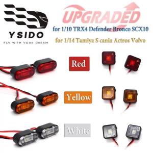 1/10 1/14 RC Car LED Warning Light Profile Light for Traxxas Trx4 D90 D110 Rc4wd Scx10 90046 TAMIYA 90053 Yikong Rgt Axial Parts